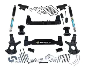 Superlift 6.5 Lift Kit-14-18 (19 Old Body) GM1500 2WD w OE Al or SS Ctrl Arms w Bil RrShk