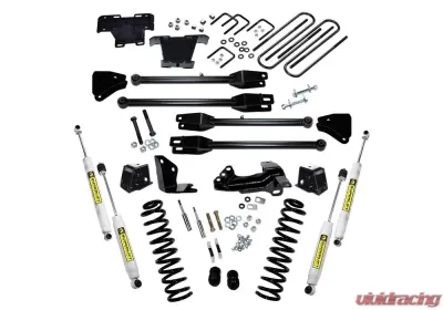 Superlift 4" Lift Kit - 05-07 F250/F350 4WD Diesel w 4-Link Conversion & SL Shocks Ford 2005-2007 - K230