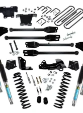 Superlift 4" Lift Kit - 05-07 F250/F350 4WD Diesel w 4-Link Conversion & Bilstein Shocks Ford 2005-2007                                     - K230B - Image 2