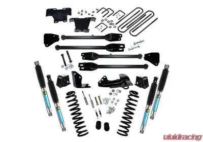 Superlift 4" Lift Kit - 05-07 F250/F350 4WD Diesel w 4-Link Conversion & Bilstein Shocks Ford 2005-2007 - K230B