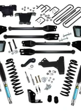 Superlift 6" Lift Kit - 05-07 F250/F350 4WD Diesel w 4-Link Conversion & Bilstein Shocks Ford 2005-2007                                     - K231B - Image 2