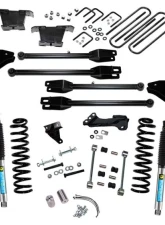 Superlift 4" Lift Kit - 08-10 F250/F350 4WD - Dsl w/ 4-Link Conversion & Bil Shocks Ford 2008-2010                                     - K233B - Image 2