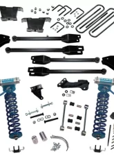 Superlift 4" Lift Kit - 08-10 F250/F350 4WD w/ 4-Link Conversion & King Clvrs/Shocks Ford 2008-2010                                     - K233KG - Image 2