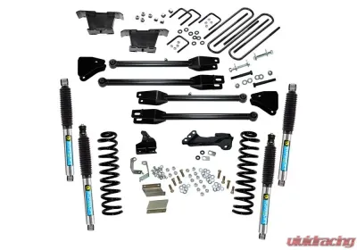Superlift 4" Lift Kit - 11-16 F250/F350 4WD - Dsl w/ 4-Link Conversion & Bil Shocks Ford 2011-2016 - K236B