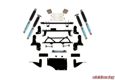Superlift 4"-6" Adj Lift Kit-93-98 K1500 4WD w 3 Bolt Idler Arm (inc 25 6-Lug) w Bil Shcks - K270B