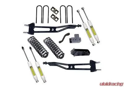 Superlift 4" Superunner Radius Arm Lift Kit - 80-96 Bronco 4WD - w/ SL Shocks Ford Bronco 1980-1996 - K385