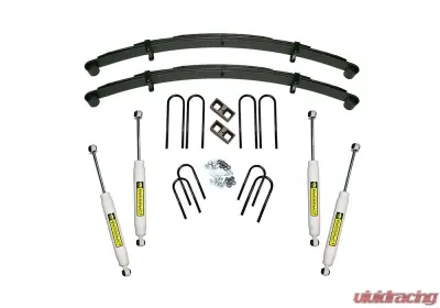 Superlift 4" Lift Kit - 73-91 GM 3/4 Ton Suburban 4WD - Rr Block Kit w/ SL Shocks - K448