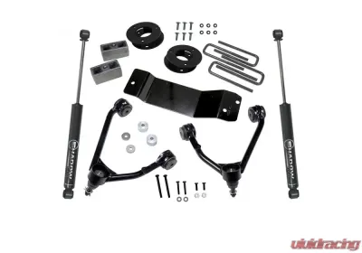 Superlift 3.5" Upper Ctrl Arm Kit-07-16 GM 1500 4WD w OE Cast Stl Ctrl Arms w SL Rr Shocks - 3700