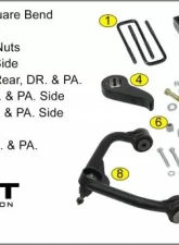 Superlift 3" Lift Kit - 20-21 Silverado/Sierra 2500HD/3500HD w/out Overload Leaf Springs GMC Sierra 2020-2021                                     - K1013 - Image 6
