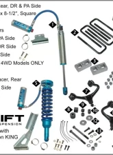 Superlift 3" Lift Kit w/ KING 2.5 Shocks - 05-21 Tacoma (will not fit TRD PRO models) Toyota Tacoma 2005-2021                                     - K1012KG - Image 7