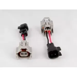 Fuel Injector Clinic Set of 8 Denso (female) to US Car/EV6 (male) Injector Plug Adaptors - PADPDtoU8
