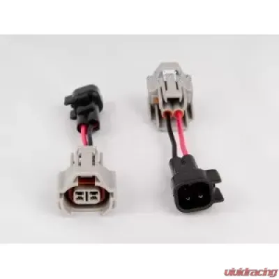 Fuel Injector Clinic Set of 4 Denso (female) to US Car/EV6 (male) Injector Plug Adaptors - PADPDtoU4