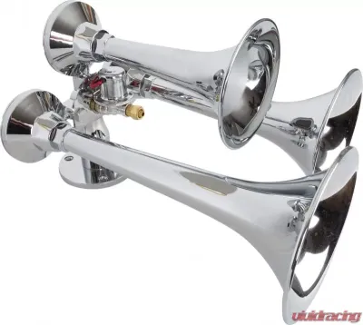HornBlasters Outlaw 3 Chime Marine Base - Chrome - AH-C3M