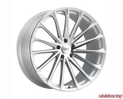 Ohm Proton Wheel 22x10.5 5x120 40 Silver w/Mirror Face - 2205PTN405120S64