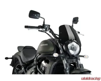 Puig Naked New Gen Sport Windscreen - Black Kawasaki Vulcan S 2015 - 3175N