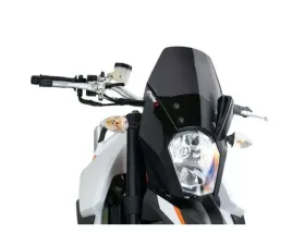Puig Naked New Gen Sport Windscreen - Dark Smoke KTM 990 Supermoto 2009