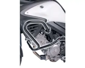 Puig Engine Guards - Black Suzuki V-Strom 650 2012