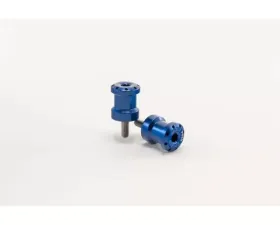 Puig 6mm Hi-Tech Spools - Blue Yamaha TDM900 2003