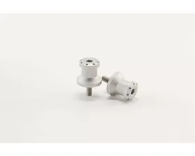 Puig 6mm Hi-Tech Spools - Silver Yamaha TDM900 2003