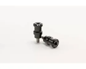 Puig 8mm Hi-Tech Spools - Black Honda NT650V Deauville 2001