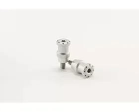 Puig 8mm Hi-Tech Spools - Silver Honda NT650V Deauville 2001