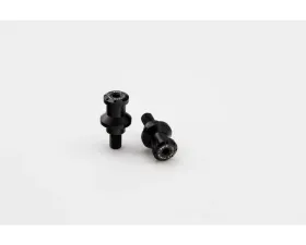 Puig 10mm Hi-Tech Spools - Black Kawasaki KLE500 2004