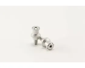 Puig 10mm Hi-Tech Spools - Silver Kawasaki KLE500 2004