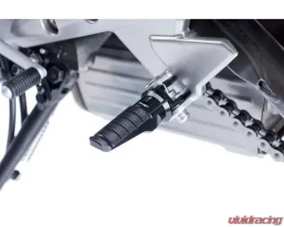 Puig Racing Footpegs - Black Suzuki GSX-R750 2004 - 6301N