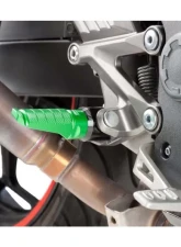 Puig Racing Footpegs - Green Suzuki GSX-R750 2004                                     - 6301V - Image 2