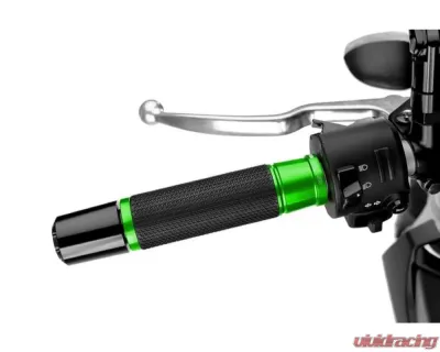 Puig Green Hi-Tech Ascent Grips Kawasaki KLE500 1994 - 6326V