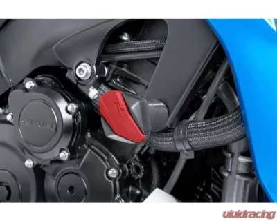 Puig Red R12 Frame Sliders Suzuki GSX-R750 2004 - 6378R
