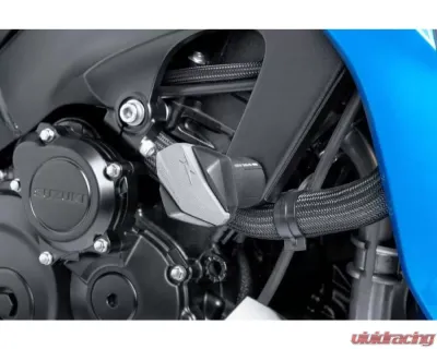 Puig Grey R12 Frame Sliders Suzuki GSX-R750 2004 - 6378U