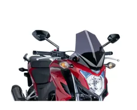 Puig Naked New Gen Sport Windscreen - Dark Smoke Honda CB500F 2013