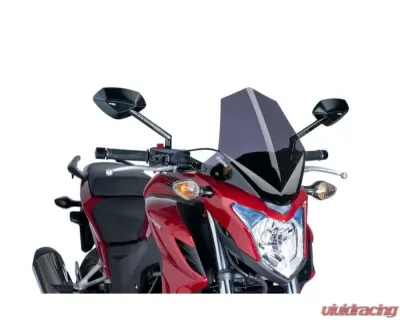 Puig Naked New Gen Sport Windscreen - Dark Smoke Honda CB500F 2013 - 6437F