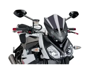 Puig Naked New Gen Sport Windscreen - Dark Smoke BMW S1000R 2014