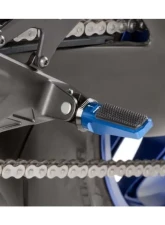 Puig Sport Footpegs - Blue Suzuki GSX-R750 2004                                     - 7318A - Image 2