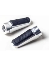 Puig Sport Footpegs - Silver Suzuki GSX-R750 2004                                     - 7318P - Image 2