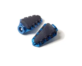 Puig Trail Footpegs - Blue Suzuki GSX-R750 2004