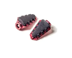 Puig Trail Footpegs - Red Suzuki GSX-R750 2004