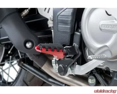 Puig Trail Footpegs - Red Suzuki GSX-R750 2004 - 7319R