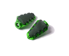 Puig Trail Footpegs - Green Suzuki GSX-R750 2004