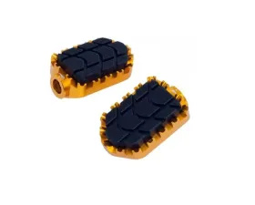 Puig Enduro Footpegs - Gold Suzuki GSX-R750 2004