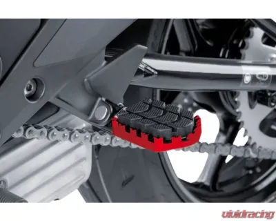 Puig Enduro Footpegs - Red Suzuki GSX-R750 2004 - 7587R
