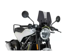 Puig Naked New Gen Sport Windscreen - Dark Smoke Husqvarna Svartpilen 401 2017