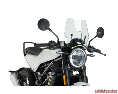 Puig Naked New Gen Sport Windscreen - Clear Husqvarna Svartpilen 401 2017 - 9702W