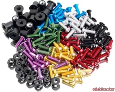 Puig Windscreen Screw Kit - Purple - 0957L