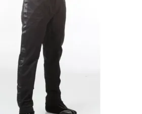 RaceQuip Black Trim SFI-1 JR. Pants - Large