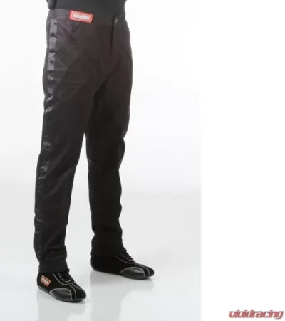RaceQuip Black Trim SFI-1 JR. Pants - Large - 1970095