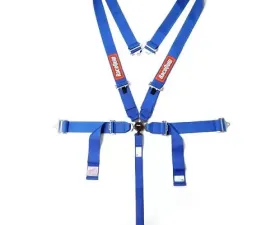 RaceQuip Sportsman SFI 16.1 5-Point Camlock Harness Set - Blue