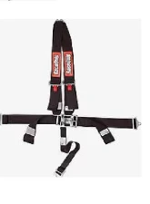 RaceQuip 5-Point HNR / HANS Latch & Link Harness Assembly - Black                                     - 717007 - Image 2